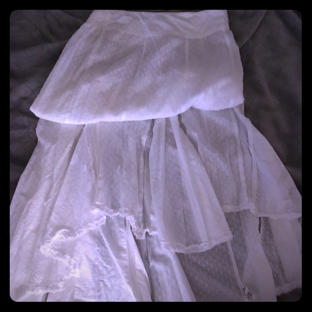 Free People Hi Low Maxi Skirt